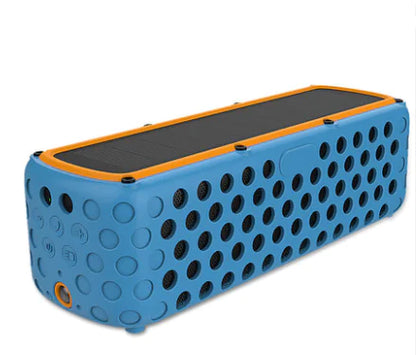 Portable Solar-Powered Bluetooth Speaker with Bass