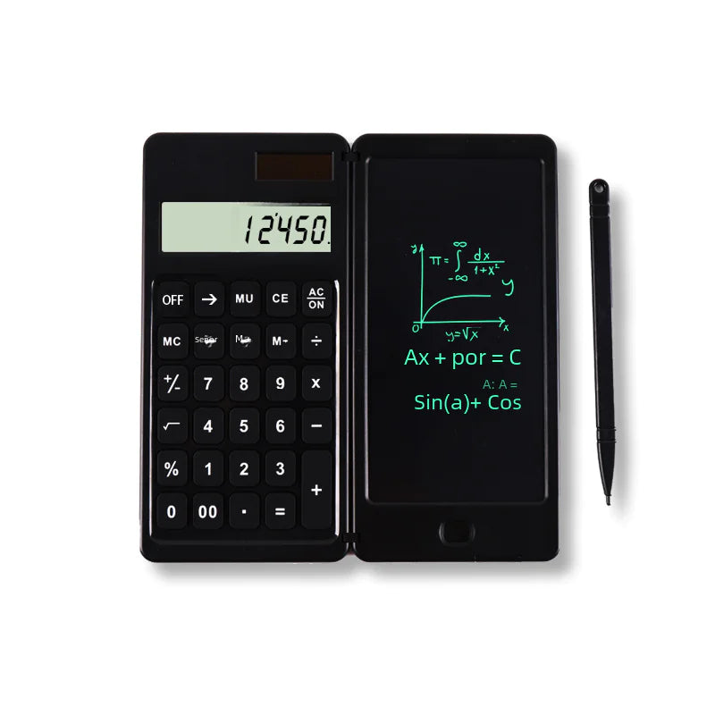 Creative Solar-Powered Student Calculator Notebook