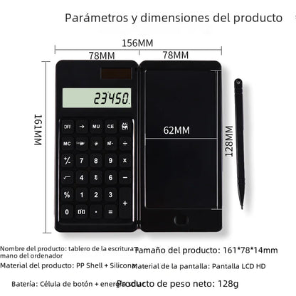 Creative Solar-Powered Student Calculator Notebook