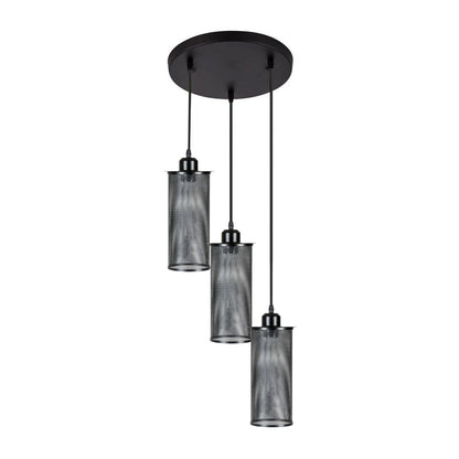 Modern Vintage Industrial Retro Loft Cluster Ceiling Lamp Shade Pendant Light UK~2148-1