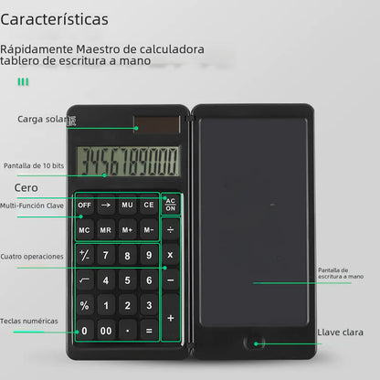 Creative Solar-Powered Student Calculator Notebook