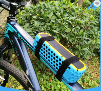 Portable Solar-Powered Bluetooth Speaker with Bass